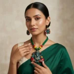 wisdom Ganesha Terracotta Jewelry Set