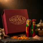 Hand-Painted Wooden Dynasty Pair
