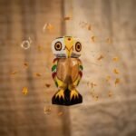 Hand-Carved Wooden Avian
