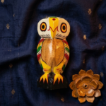 Hand-Carved Wooden Avian