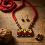 Patryva Folk Art Bamboo Heritage Set — Real Bamboo Col… - Real Bamboo, Carved Wood Beads, Woven Cotton Cord (view 4)