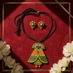 Harzelis Verdant Owl Terracotta Heritage Artifact — RE… - REAL Terracotta, Boho Earthenware, Hand-Painted Pigments, Cotton Cord
