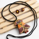 Mritvante Terracotta Owl Heritage Artifact — REAL Terr… - REAL Terracotta, Boho Earthenware, Hand-Painted Pigments, Cotton Cord